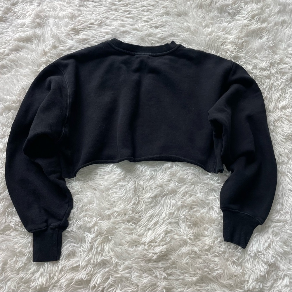 Aritzia TNA Cozy AF Fleece Cropped Crewneck Sweatshirt - Picture 5 of 6